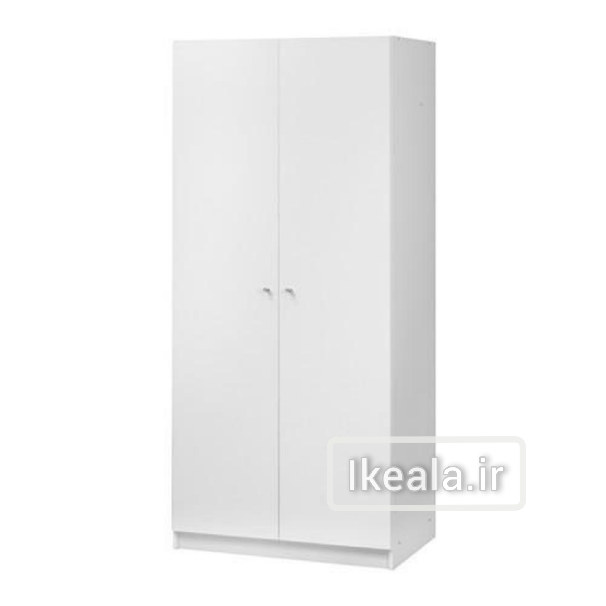  مشخصات فنی و بهترین قیمت خرید آنلاین کمد چوبی سفید دودر ایکیا مدل Ikea BOSTRACK 