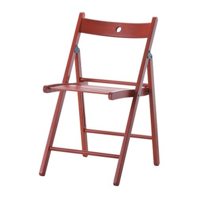  بهترین قیمت خرید انلاین صندلی چوبی تاشو قرمز اورجینال ایکیا ikea terje کد 402.256.77 