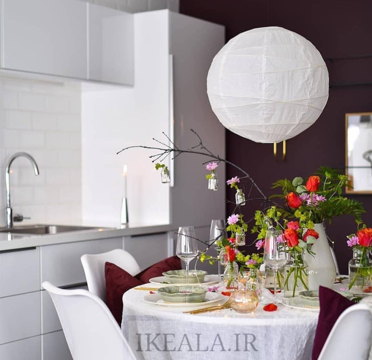 لوستر کاغذی ایکیا regolit