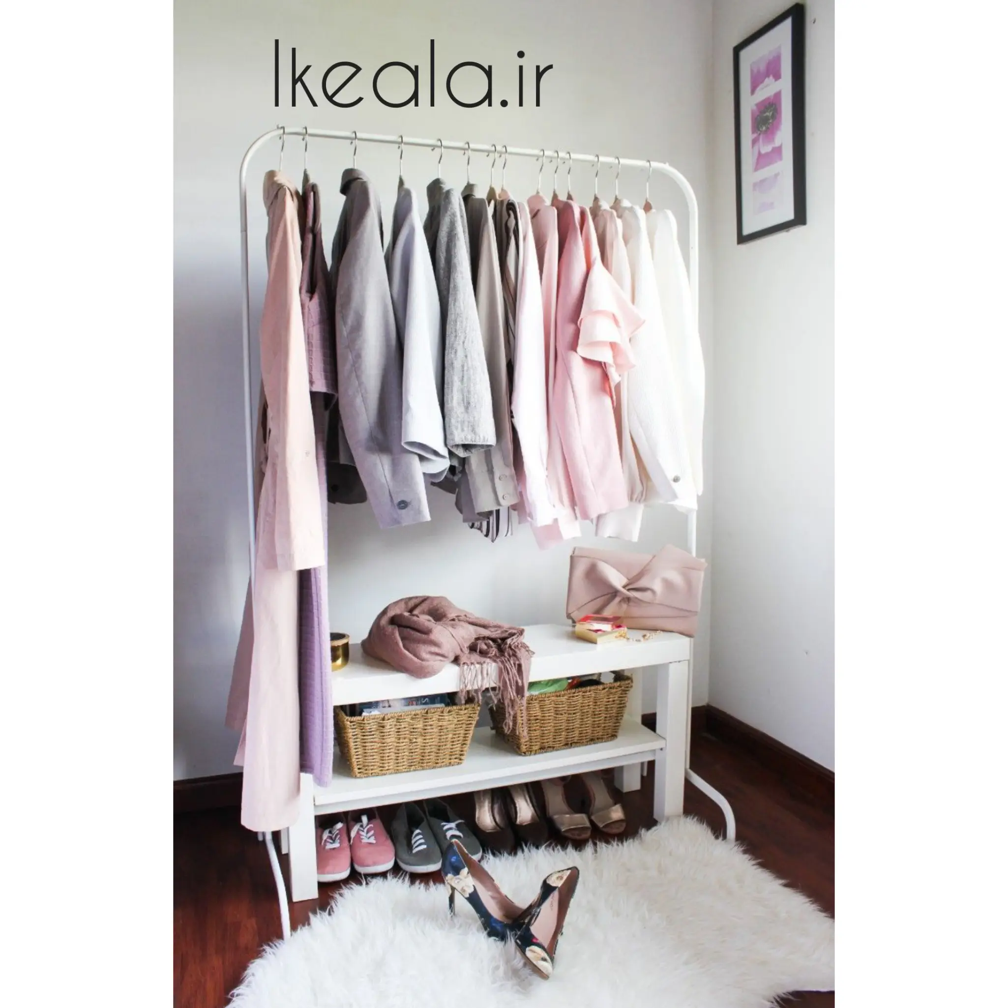  بهترین قیمت خرید جا رختی و آویز لباس سفید اورجینال ایکیا ikea mulig در سایت فروشگاه آنلاین ایکیلا ارایه دهنده ایکیا اصل 